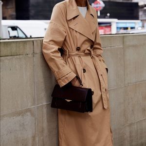 Mango Classic Belted Trench Coat, size S (EUR M)